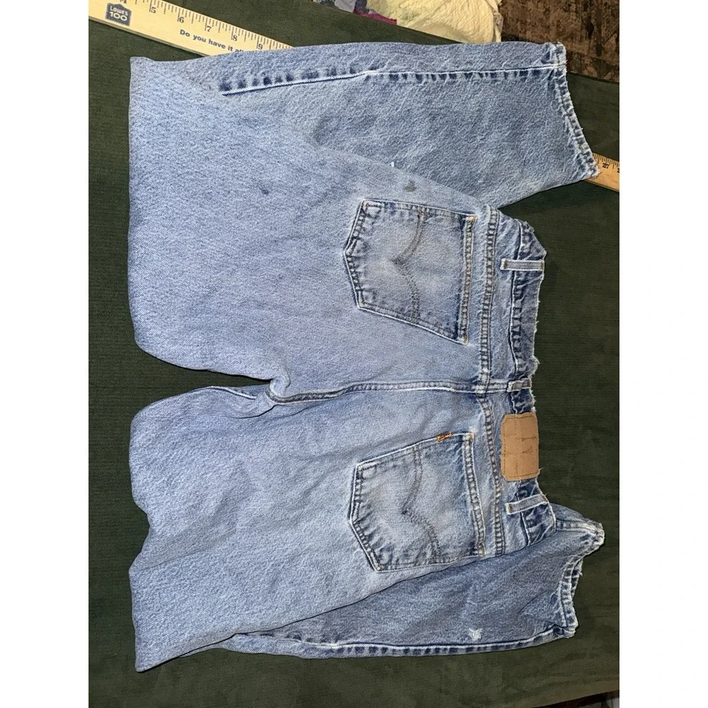 Vintage 90's Levis 505 Orange Tab Jeans Mens Stonewash Light Wash Straight Leg